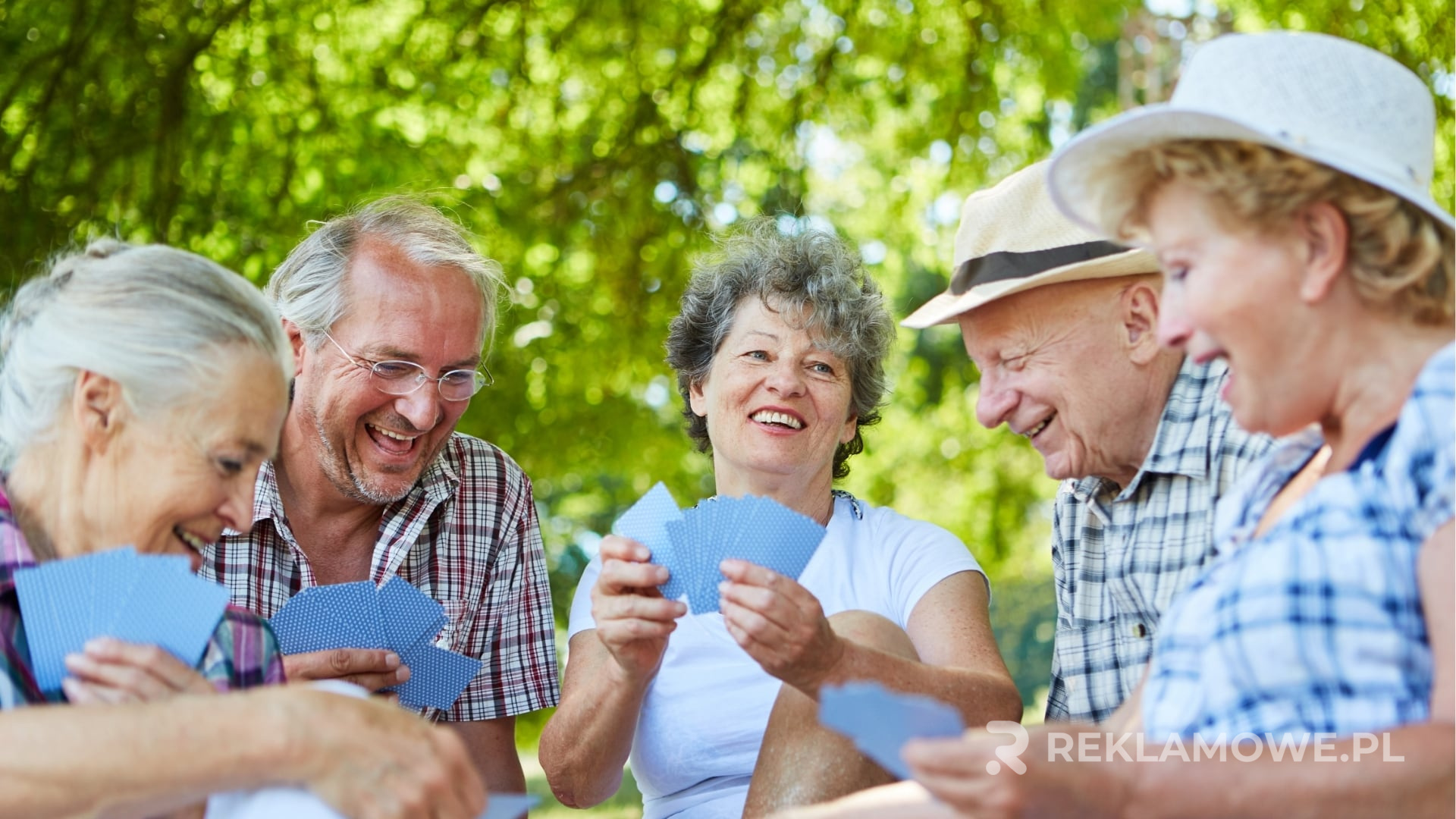 Karty reklamowe użyte do promocji eventu